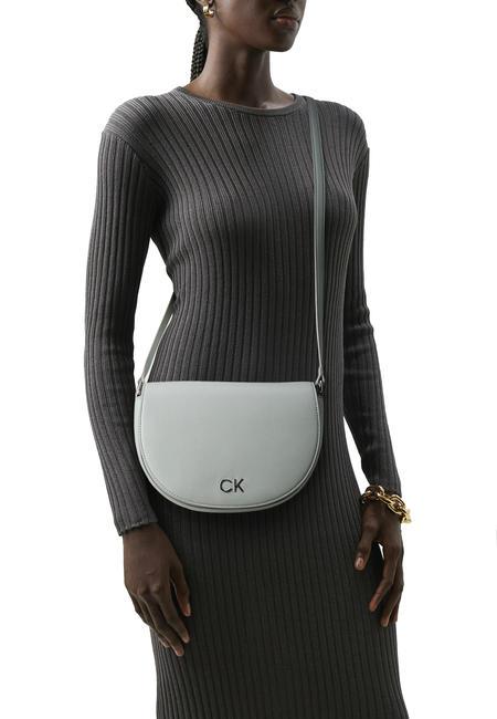 CK DAILY Saddle bolsa de hombro paloma - Bolsos Mujer