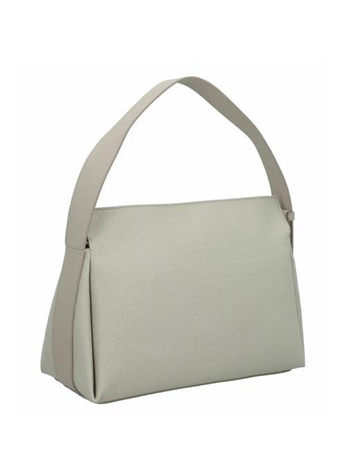 GRACIE Monogram Bolsa de hombro beige piedra - Bolsos Mujer