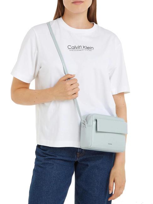 CALVIN MINI QUILT Mini bolso de hombro paloma - Bolsos Mujer