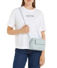 CALVIN KLEIN CALVIN MINI QUILT Mini bolso de hombro paloma - Bolsos Mujer - 5