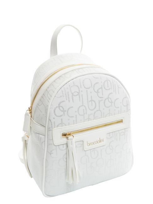FONT Mochila jacquard blanco - Bolsos Mujer