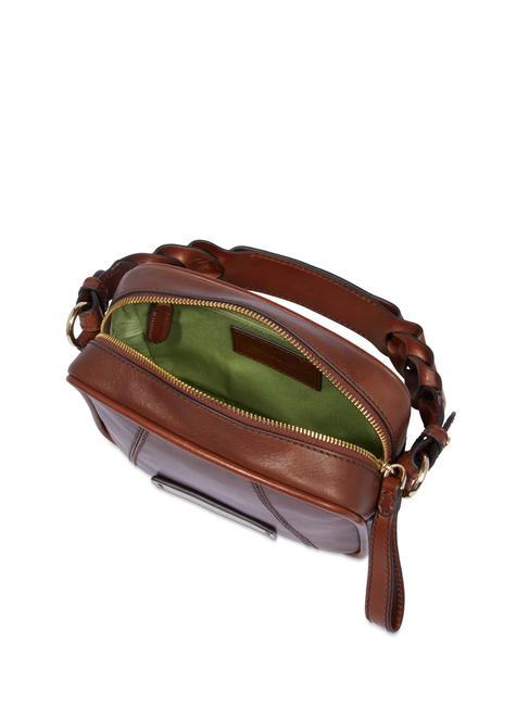 BRIGIDA  Mini bolso de mano, con bandolera BROWN - Bolsos Mujer
