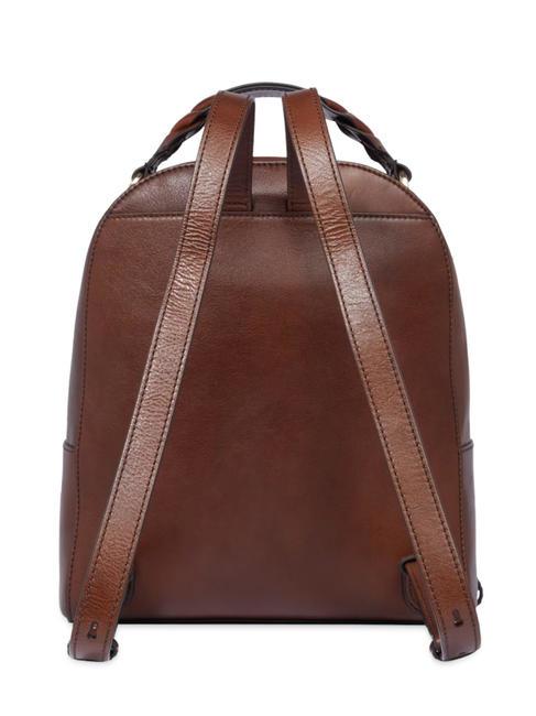 BRIGIDA Mochila de cuero BROWN - Bolsos Mujer