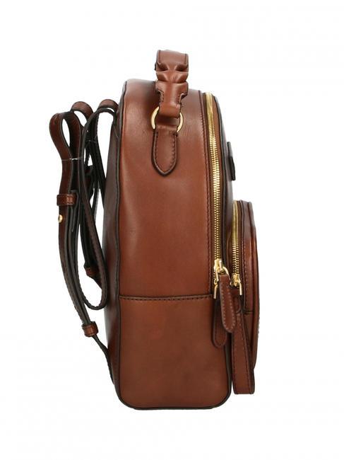 BRIGIDA Mochila de cuero BROWN - Bolsos Mujer