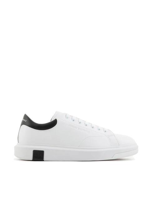 ACTION Zapatillas de cuero op.blanco + negro - Zapatos Hombre