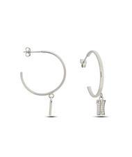 ALVIERO MARTINI PRIMA CLASSE BROADWAY Pendientes circulares con colgante - Pendientes