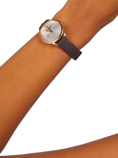 FORMENTERA Solo mira el tiempo ciruela dorada - Relojes