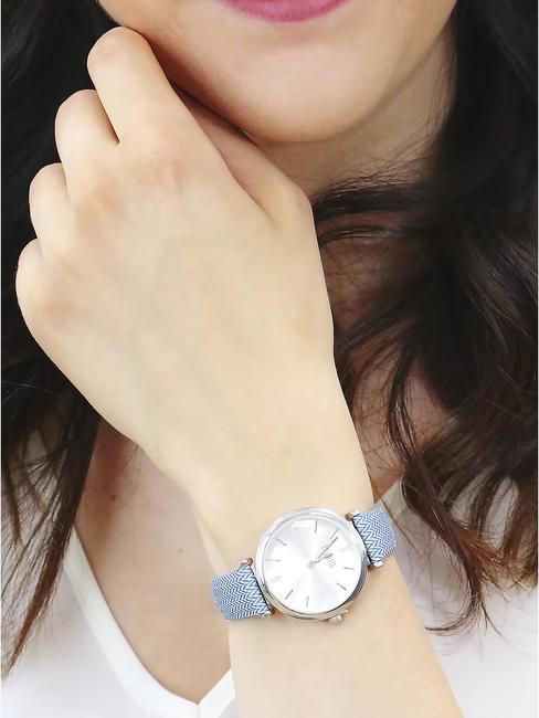 SARDEGNA Solo mira el tiempo acero azul - Relojes