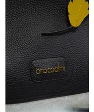 BRACCIALINI SARA Bolso malet&iacute;n de piel negro/plata - Bolsos Mujer - 3