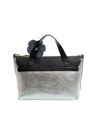 BRACCIALINI SARA Bolso malet&iacute;n de piel negro/plata - Bolsos Mujer - 5