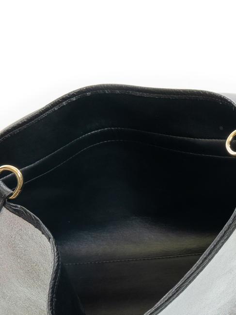 SARA Bolso malet&iacute;n de piel negro/plata - Bolsos Mujer