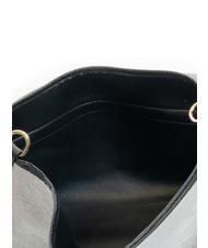 BRACCIALINI SARA Bolso malet&iacute;n de piel negro/plata - Bolsos Mujer - 6