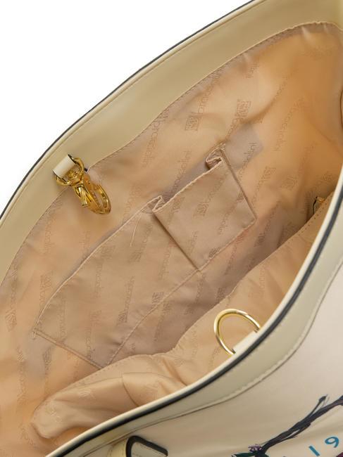 JENNIFER Bolsa de compras con estampado beige - Bolsos Mujer