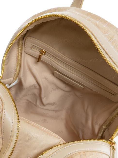 FONT Mochila jacquard beige - Bolsos Mujer