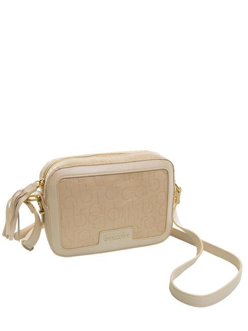 FONT Bolso c&aacute;mara en jacquard beige - Bolsos Mujer