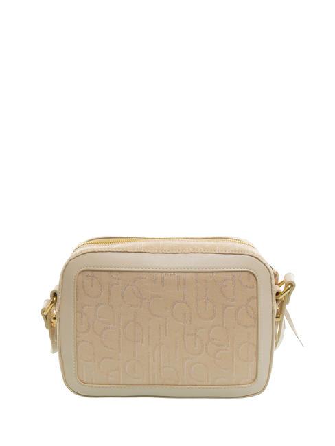 FONT Bolso c&aacute;mara en jacquard beige - Bolsos Mujer
