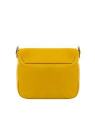 BRACCIALINI NORA Bolso bandolera de piel con solapa amarillo - Bolsos Mujer - 4