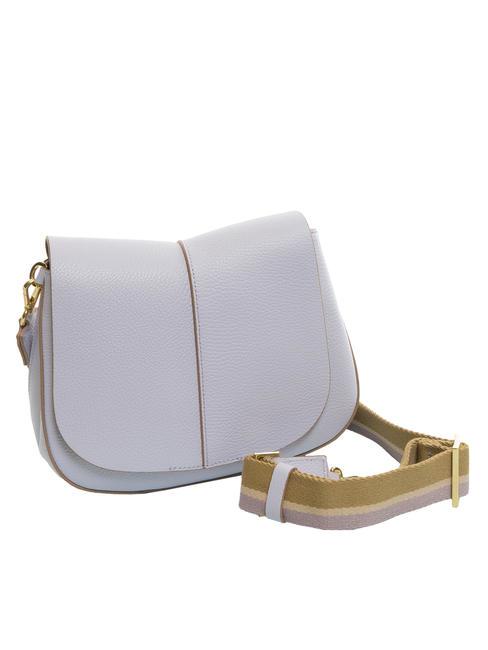 HELENA ROUND Bolso bandolera, en piel. lila - Bolsos Mujer