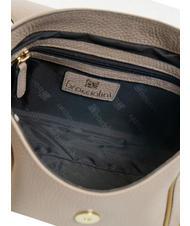 BRACCIALINI NAOMI Bolso bandolera de piel con solapa polvos - Bolsos Mujer - 5