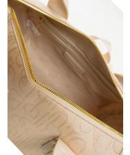 BRACCIALINI FONT Bolso de hombro jacquard beige - Bolsos Mujer - 5