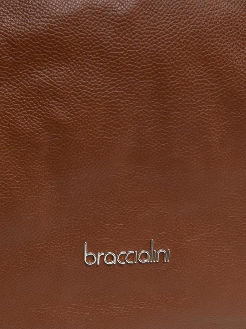 NAOMI Bolso de piel martillada marr&oacute;n - Bolsos Mujer