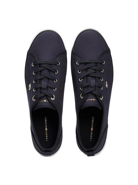 VULCANIZED CANVAS Zapatillas de lona espacio azul - Zapatos Mujer