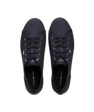 TOMMY HILFIGER VULCANIZED CANVAS Zapatillas de lona espacio azul - Zapatos Mujer - 4