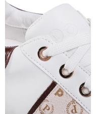 POLLINI HERITAGE NUKE Zapatillas con plataforma marfil/marr&oacute;n/blanco - Zapatos Mujer - 6