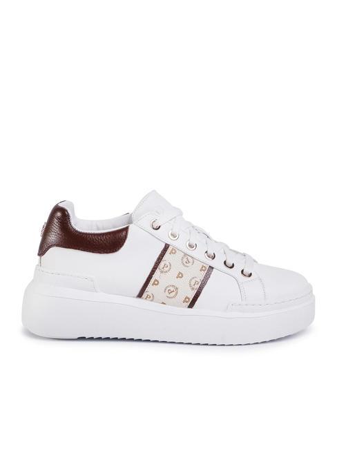 HERITAGE NUKE Zapatillas con plataforma marfil/marr&oacute;n/blanco - Zapatos Mujer
