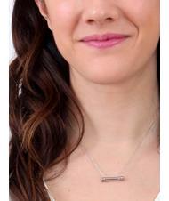 CALVIN KLEIN SCULPTURAL Collar con barra con logo - Collares