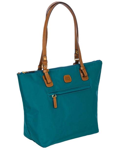 Bolsa de X Bandolera verde azulado - Bolsos Mujer