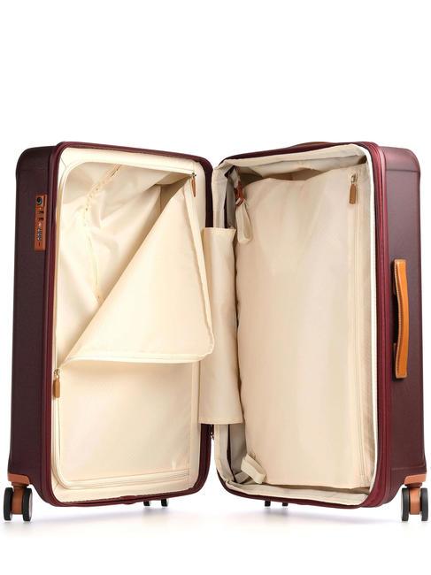 CAPRI Trolley mediano con puerto USB Burdeos - Trolley Rígidos