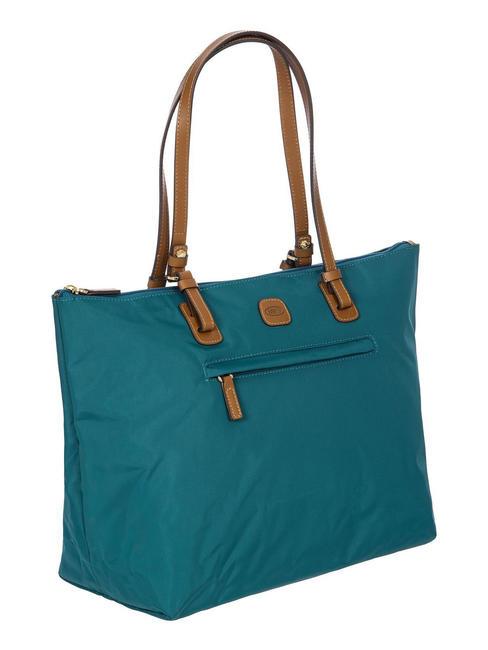 X-COLLECTION Bolsa de la compra verde azulado - Bolsos Mujer