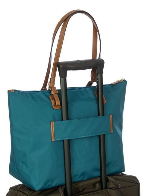 X-COLLECTION Bolsa de la compra verde azulado - Bolsos Mujer
