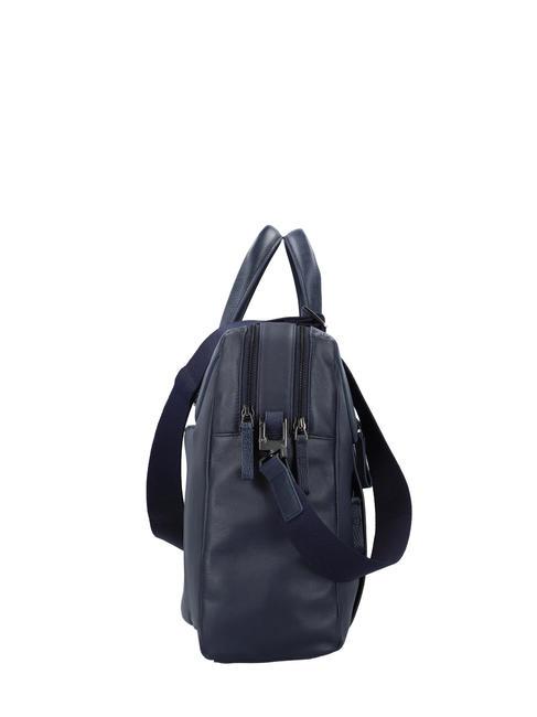 PAN  Maletín de piel para portátil de 15,6" azul - Maletines de Trabajo