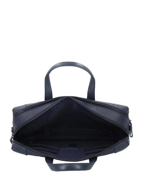 PAN  Maletín de piel para portátil de 15,6" azul - Maletines de Trabajo