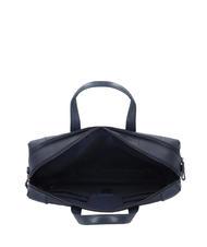 PIQUADRO PAN  Maletín de piel para portátil de 15,6" azul - Maletines de Trabajo - 5