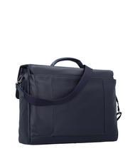 PIQUADRO PAN  Maletín para PC de 15", en piel azul - Maletines de Trabajo - 3