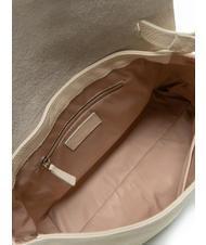 TOSCA BLU CICLAMINO Bolso maletín de piel martillada NATURAL - Bolsos Mujer - 5