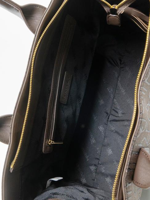 FONT Bolso tote con bandolera marrón - Bolsos Mujer