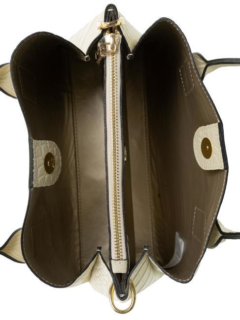 GLICINE Bolso mediano de piel NATURAL - Bolsos Mujer