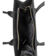 TOSCA BLU RECTANGLE Bolso de lona negro - Bolsos Mujer - 5