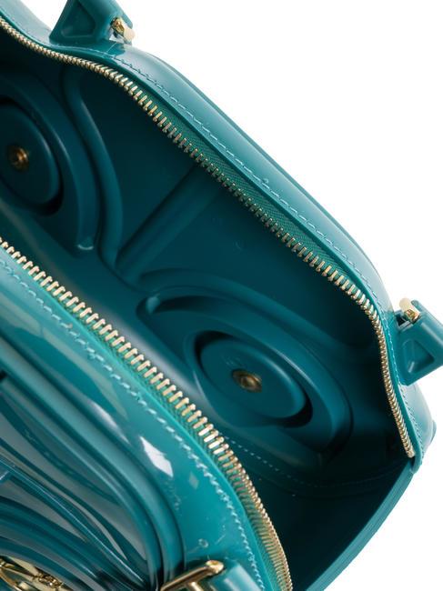 Carina Bolso de mano, con bandolera pavo real - Bolsos Mujer