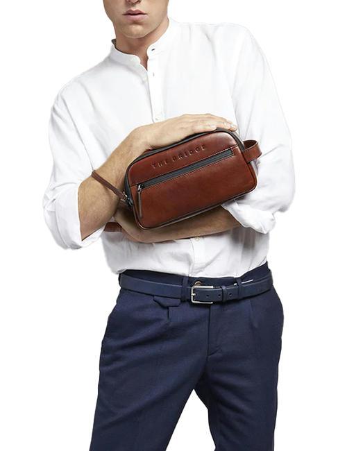 DAMIANO Belleza del cuero océano profundo abb. rutenio oscuro mate - Neceser