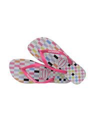 HAVAIANAS TOP CHECK Chancletas gris hielo/rosa - Zapatos unisex - 3