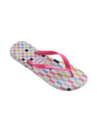 HAVAIANAS TOP CHECK Chancletas gris hielo/rosa - Zapatos unisex - 4