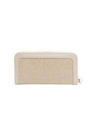 BRACCIALINI FONT Cartera grande con cremallera alrededor beige - Carteras Mujer - 3