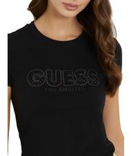 GUESS SANGALLO Camiseta de algod&oacute;n el&aacute;stico jetbla - camiseta - 3