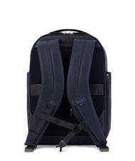 PIQUADRO PAAVO Mochila para portátil de 15,6", en piel azul - Mochilas para portátil - 3