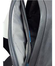 PIQUADRO ERMES Mochila pequeña de piel, porta ipad 11 ROJO - Mochilas para portátil - 3